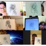 【ピリカアートスクール】第12回　受講生と一緒に絵を描く！オンライングループデッサン会を開催いたしました★